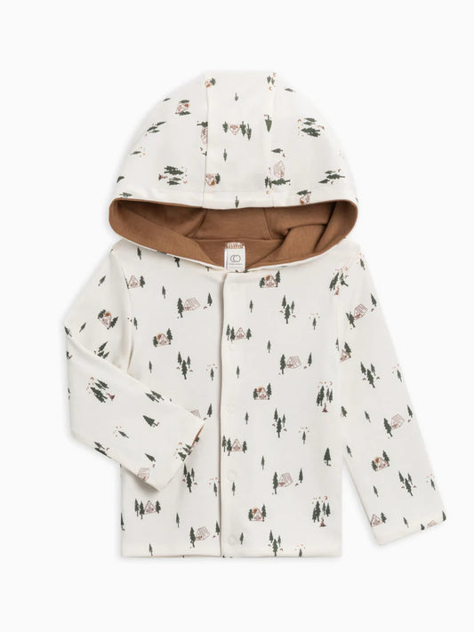 Organic Cotton Taylor Reversible Jacket in Woods