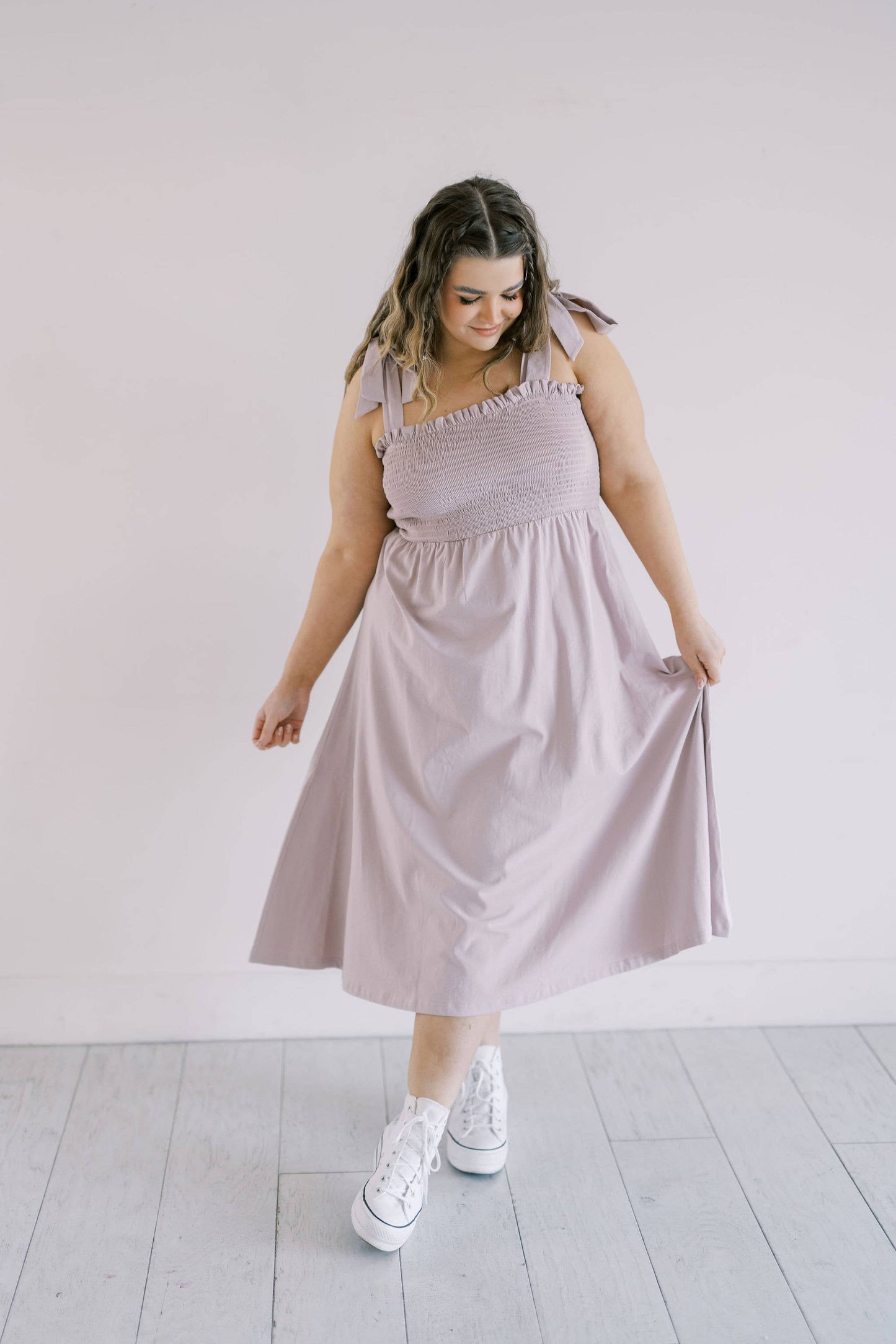 The Everyday Smock Dress in Violet