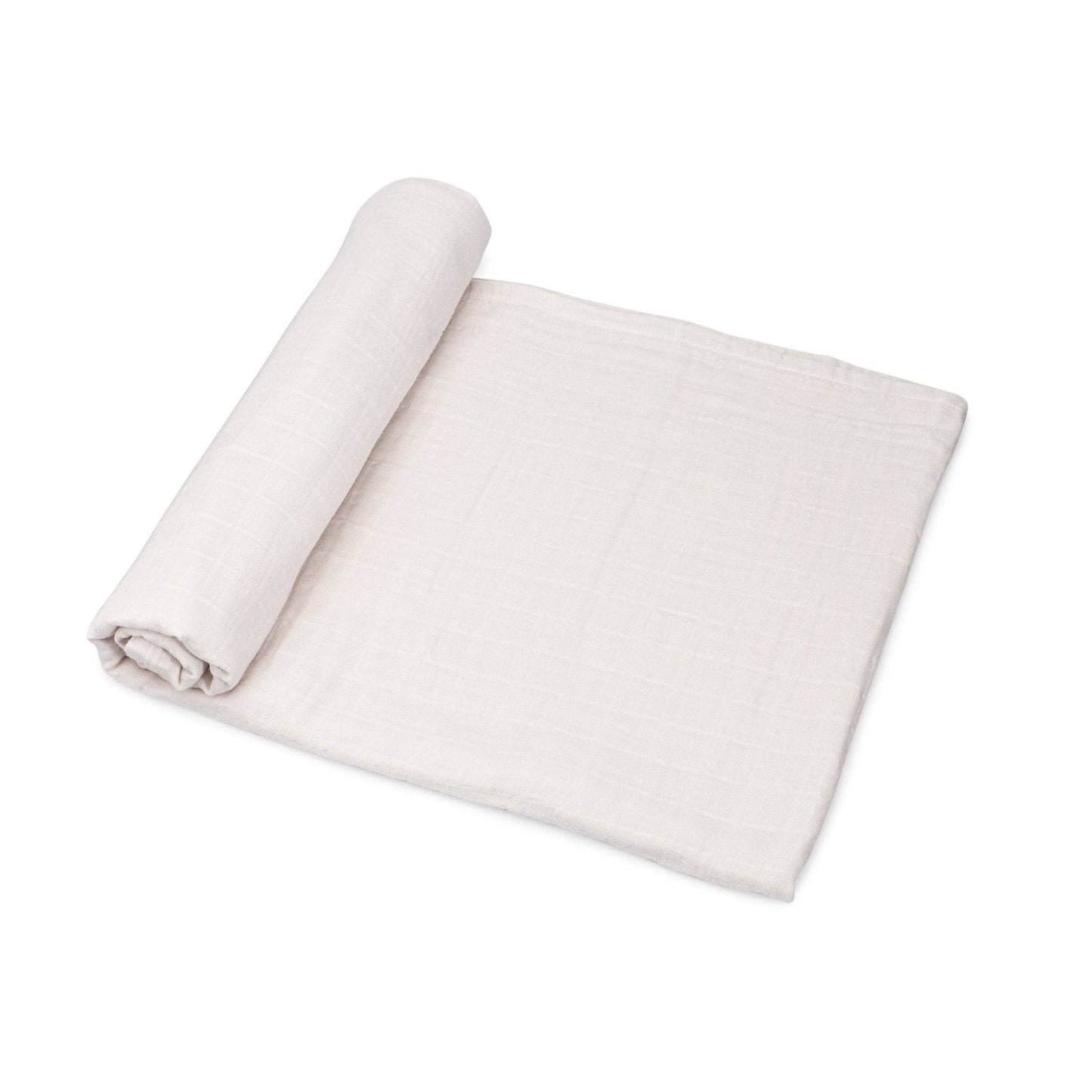 Organic Cotton Muslin Swaddle Blanket in Sand